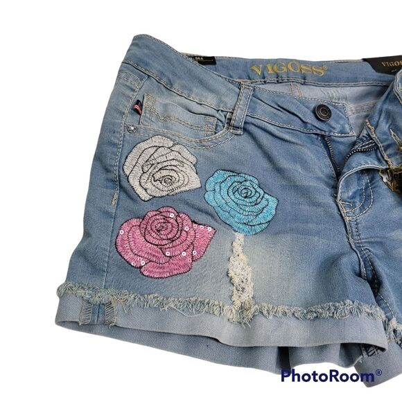 VIGOSS Chelsea Stretch Denim Shorts SIZE 14 - Picture 3 of 11